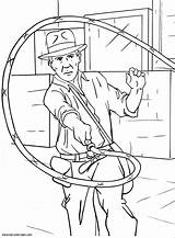 Coloriage Indiana Jones Et Son Fouet  jones sketch template