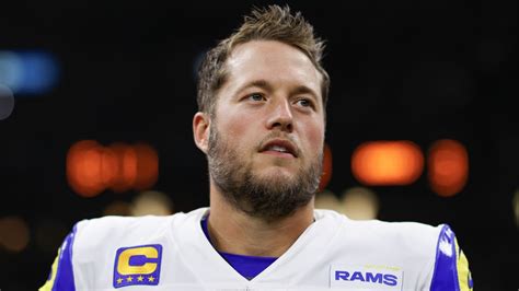 Rams HC Sean McVay says QB Matthew Stafford will be 'ready to roll' in ...