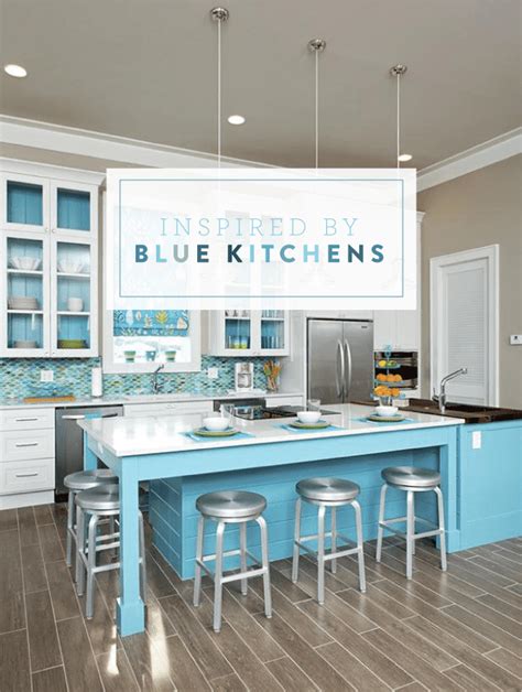 Modern Blue Kitchen Cabinets Pictures amp; Design Ideas | Top Kitchen Cabinets Collections