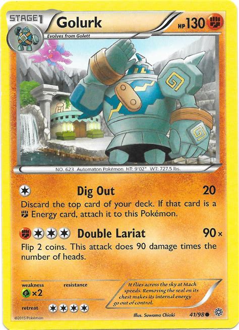 Golurk 41/98 -- Ancient Origins Pokemon Card Review | PrimetimePokemon's Blog