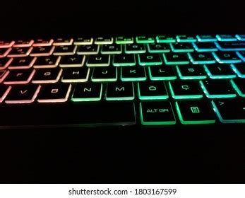 Rgb Gaming Laptop Keyboard Illuminate Backlit Stock Photo 2258570961 ...