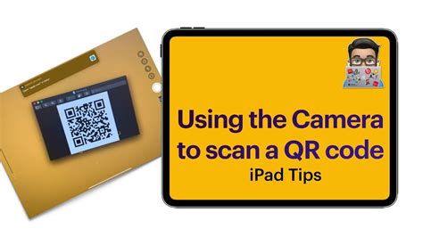 iPad Tips: Using the camera to scan a QR code (iPad Tutorial 2020) - YouTube