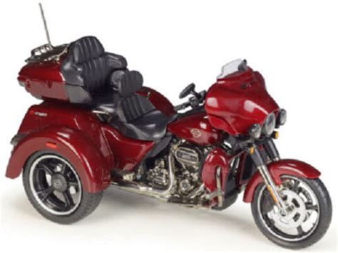 Maisto 32337 Harley Davidson 2021 CVO Tri Glide Motorcycles 1:12 Red ...