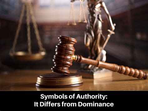 Symbols of Authority: It Differs from Dominance