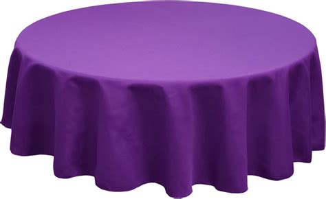 Amazon.com: TableLinensforLess Polyester Round Tablecloth, 84 Inch Round, (Purple) : Everything Else