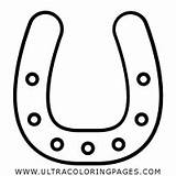 Lucky Horseshoe Coloring Pages  Ultra sketch template