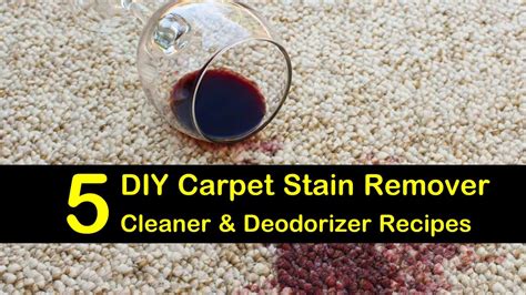 5 Homemade Carpet Stain Remover Recipes