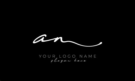 Handwriting letter AR logo design. AR logo design free vector template ...