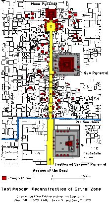 Teotihuacan Map ~ AFP CV