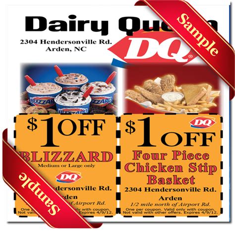 Dairy Queen – Free Printable Coupons