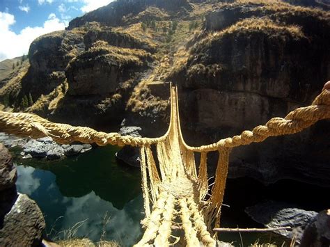 Inca Rope Bridge, Peru | Viagens, Lugares, Imagens aleatórias