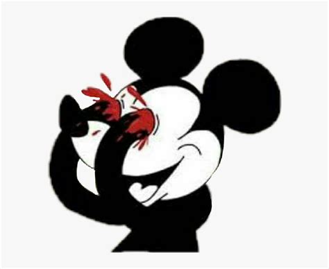 Sad Mickey Mouse Images Blood - Mickey Hands In Eyes, HD Png Download ...