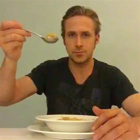 Ryan Gosling Eats Cereal to Mark Passing of 'Ryan Gosling Won’t Eat His ...