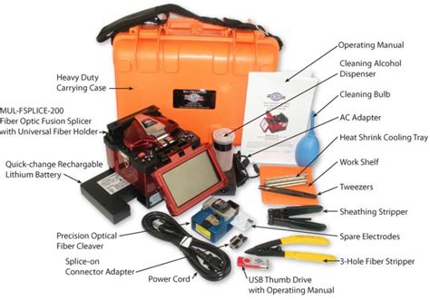 Multicom - MUL-FSPLICE-200 - Fiber Optic Fusion Splicer - Discontinued