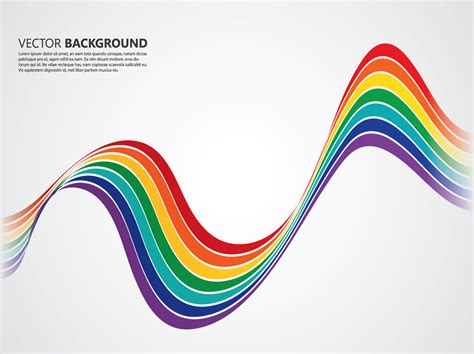 Rainbow Line Background Vector Art & Graphics | freevector.com