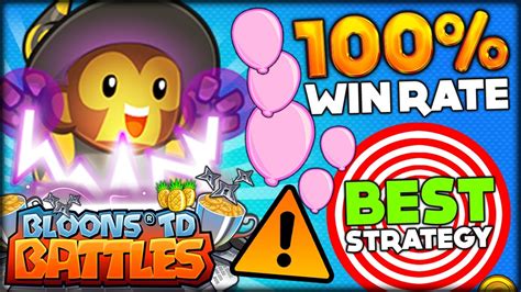 THE BEST STRATEGY? 100% WINRATE BLOONS TD BATTLES BEGINNER STRATEGY!! (Bloons TD Battles) - YouTube