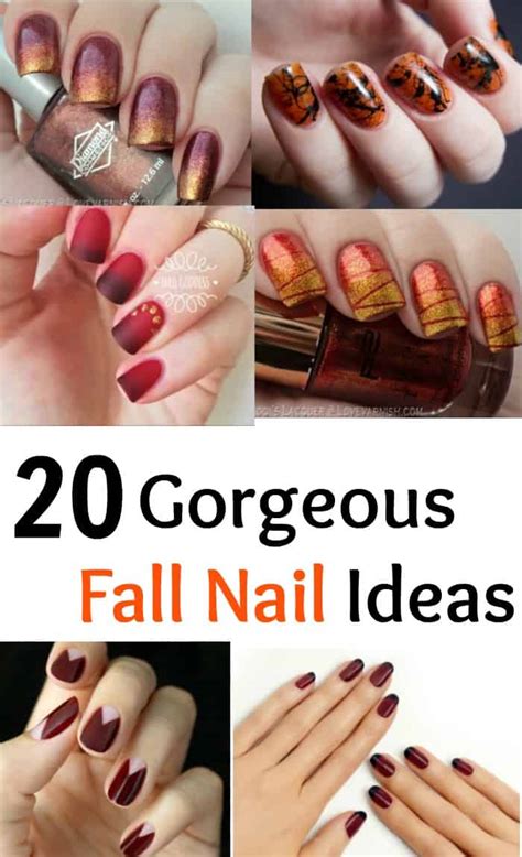 20 Gorgeous Fall Nail Ideas