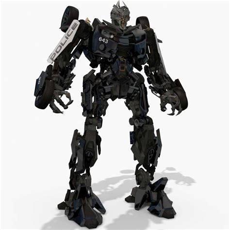 Barricade Decepticon Transformer - 3D Model by Virtual creator and creature