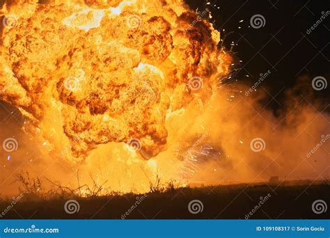 Explosion With Big Fireball 01 Royalty-Free Stock Photo | CartoonDealer ...