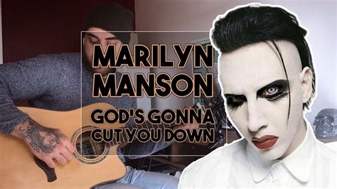 Marilyn Manson - God's Gonna Cut You Down (COVER GUITAR +TABS) Chords ...