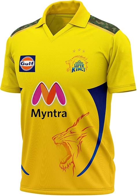 Buy csk Team Jersey 2021 ipl (Medium, Yellow) at Amazon.in