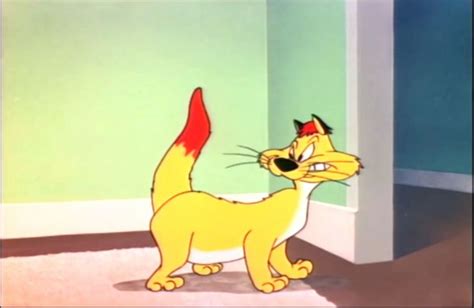 Claude cat from "Two's A Crowd" cartoon (1950) Warner Bros. | Pluto the ...