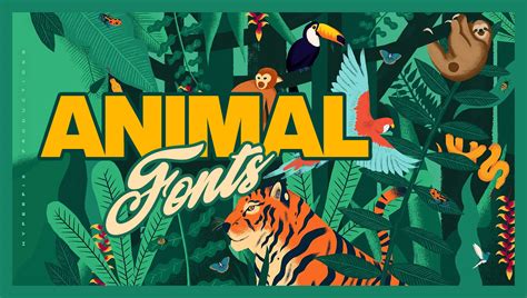 85+ Best Animal Fonts (FREE / Premium) 2024 | Hyperpix