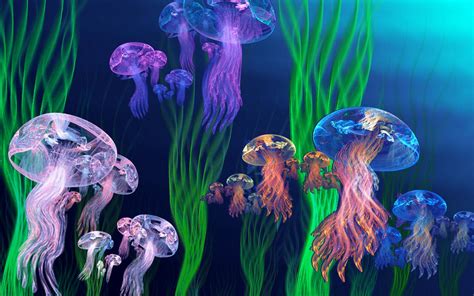 Colorful Jellyfish Wallpapers - Wallpaper Cave