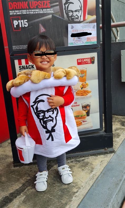 KFC costume, Babies & Kids, Babies & Kids Fashion on Carousell