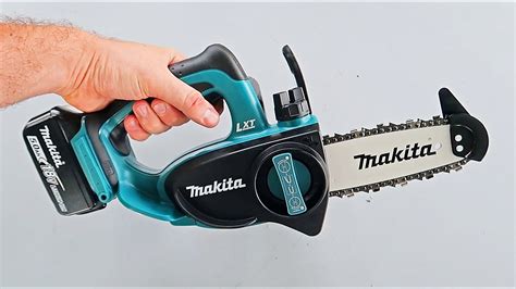 Smallest Makita Chainsaw Cutting Test - YouTube