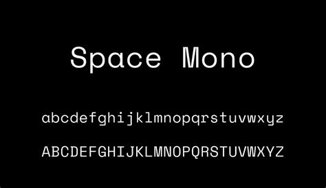 Space Mono free font