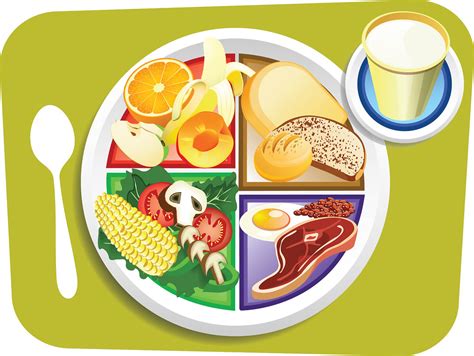 Food My Plate Breakfast Portions | Vector illustration of Br… | Flickr