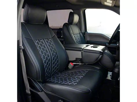 Kustom Interiors F-150 Premium Artificial Leather Front and Rear Seat ...