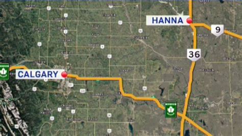 Teenager in serious condition after SUV and snowplow collide near Hanna | CTV News