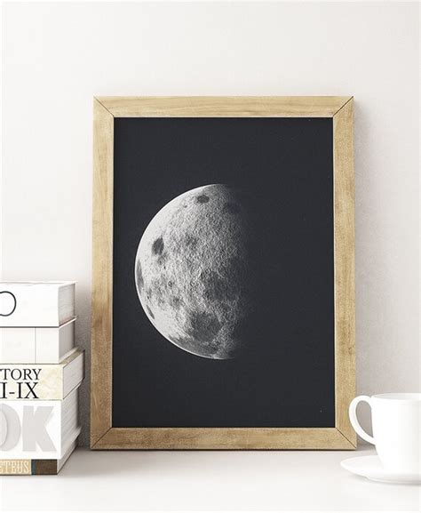 Moon Poster. La Luna Moon. Lunar Moon. Vintage Luna Print. | Etsy