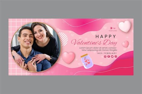 Free Vector | Valentine's day banner template