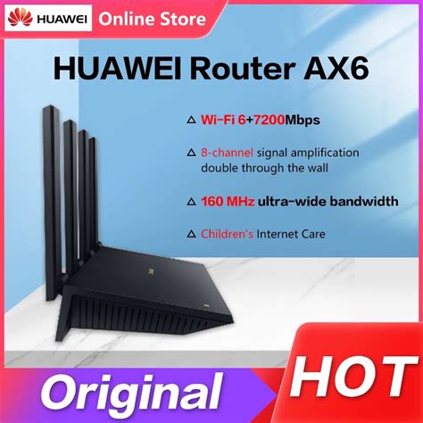 Jual Huawei AX6 Router Wifi 6+ Smart Home Mesh Gaming Wireless Router ...