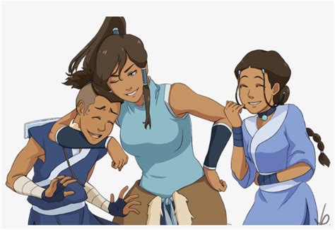 Aang Sokka Katara Avatar - Legend Of Korra - Free Transparent PNG ...