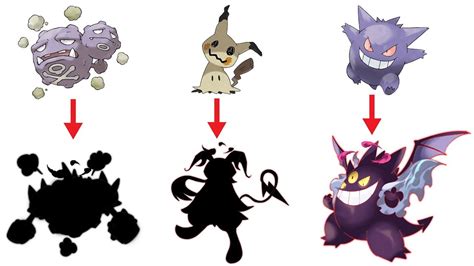 Pokemon GIGANTAMAX Forms - Mimikyu, Weezing, Gengar.