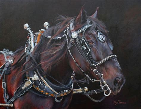 draft horse oil painting for sale | Horse painting, Nature art prints ...