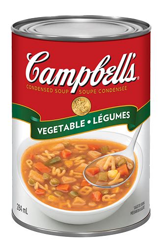 campbell vegetarian vegetable soup ingredients