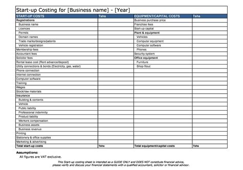 Free Printable Startup Budget Templates [PDF, Excel]