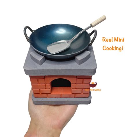 Mini Real Kitchen Cooking Stove Set: Cook Real Mini Food – Real Mini World