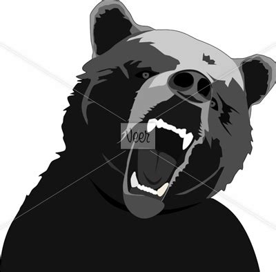 Angry Bear Drawing | Funny Collection World