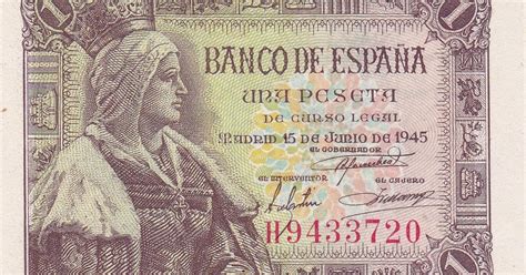 Spanish Peseta 1945 Queen Isabella I of Castile|World Banknotes & Coins Pictures | Old Money ...