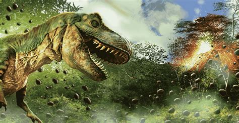 Download A Dinosaur Roaming the Jurassic Era | Wallpapers.com