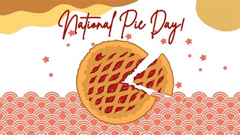 High Resolution National Pie Day Background in EPS, Illustrator, JPG ...