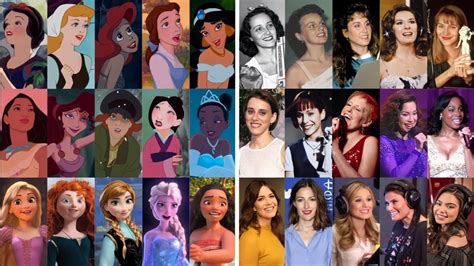 Disney Princesses | Live vs Animation | Side By Side Comparison - YouTube