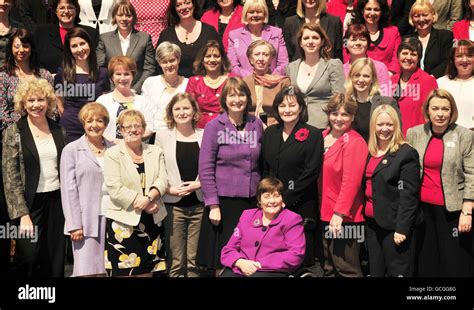 Most of the Labour Party's female MPs, including Harriet Harman (centre ...