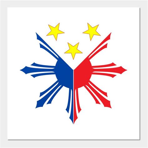 Philippines Sun and Stars by estudio3e | Flag drawing, Philippine flag ...